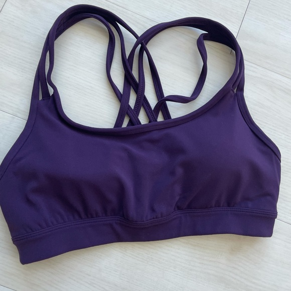 Athleta fully focused sports bra purple small - Picture 4 of 10